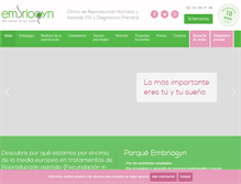 Tablet Screenshot of embriogyn.com